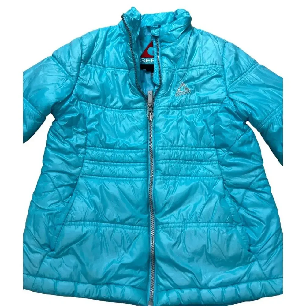 Gerry Girls Size M (10 -‎ 12) Blue Coat Jacket Lightweight Full Zip